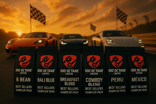 Best Sellers Sample Pack: 6Bean, Cowboy, Breakfast, Peru, Mexico, Bali Blue