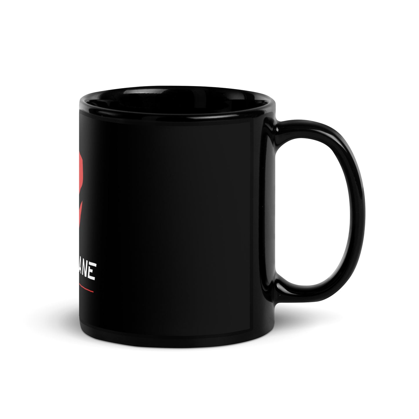 100 Octane Coffee Black Glossy Mug