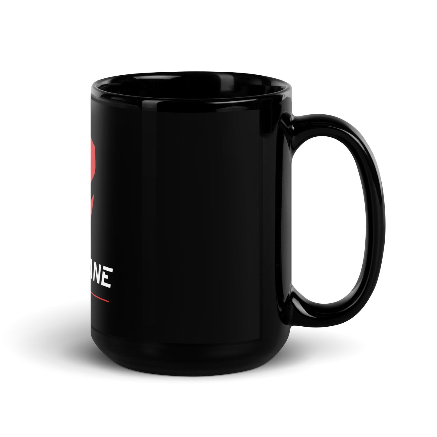100 Octane Coffee Black Glossy Mug