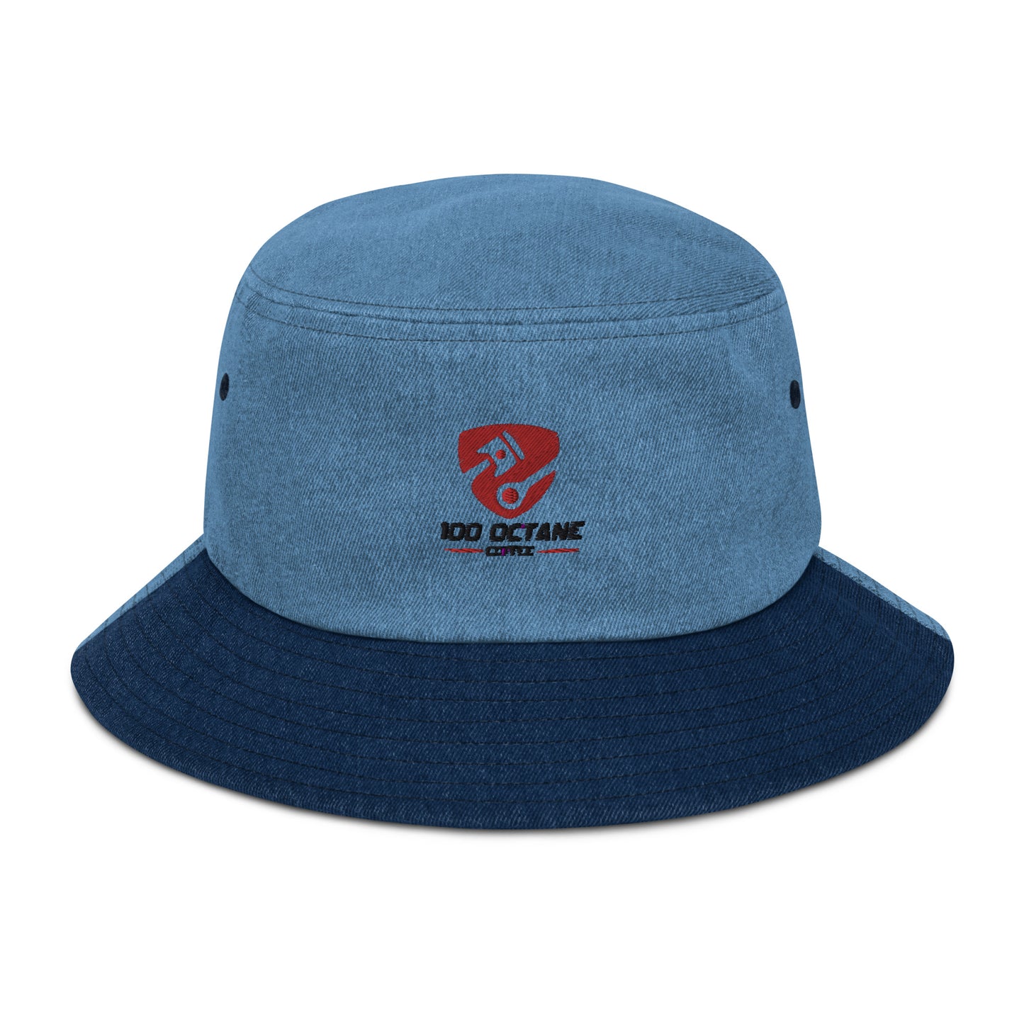 100 Octane Coffee Denim Bucket Hat