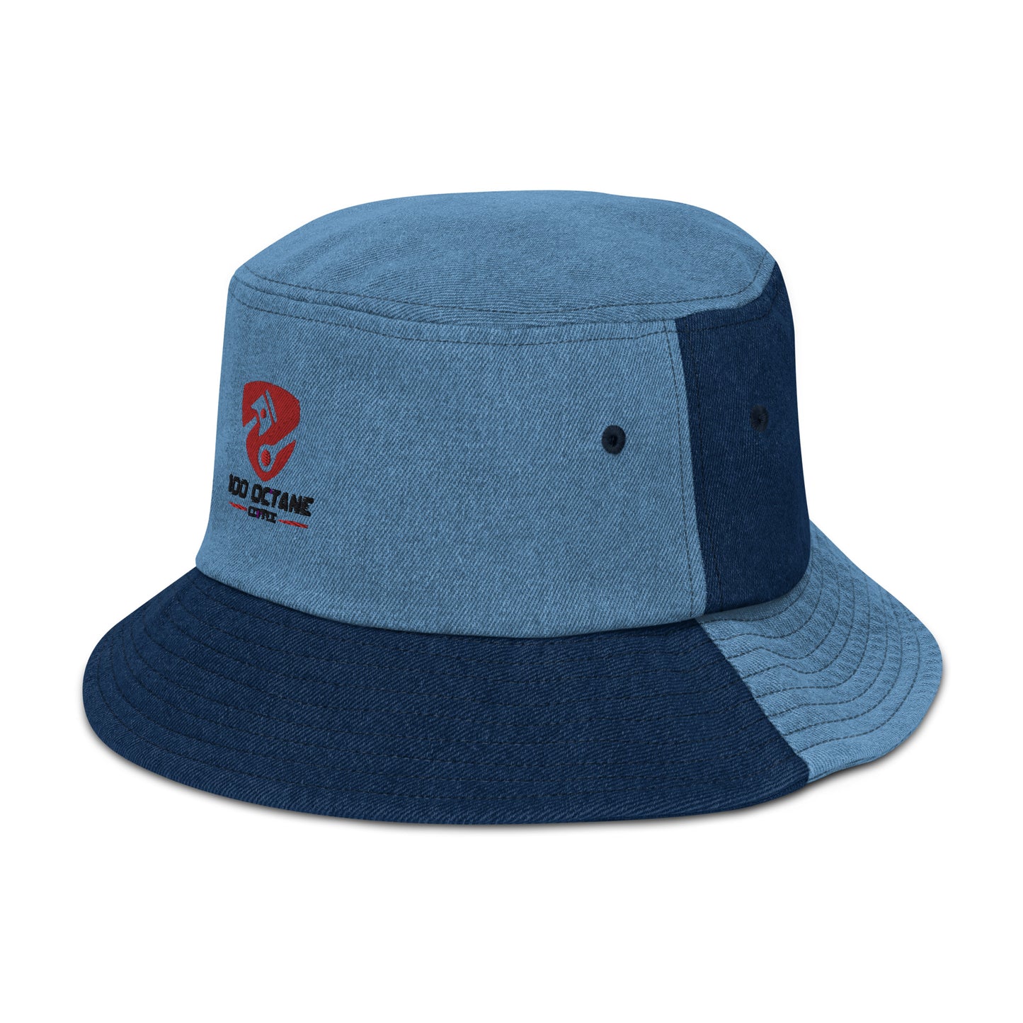 100 Octane Coffee Denim Bucket Hat