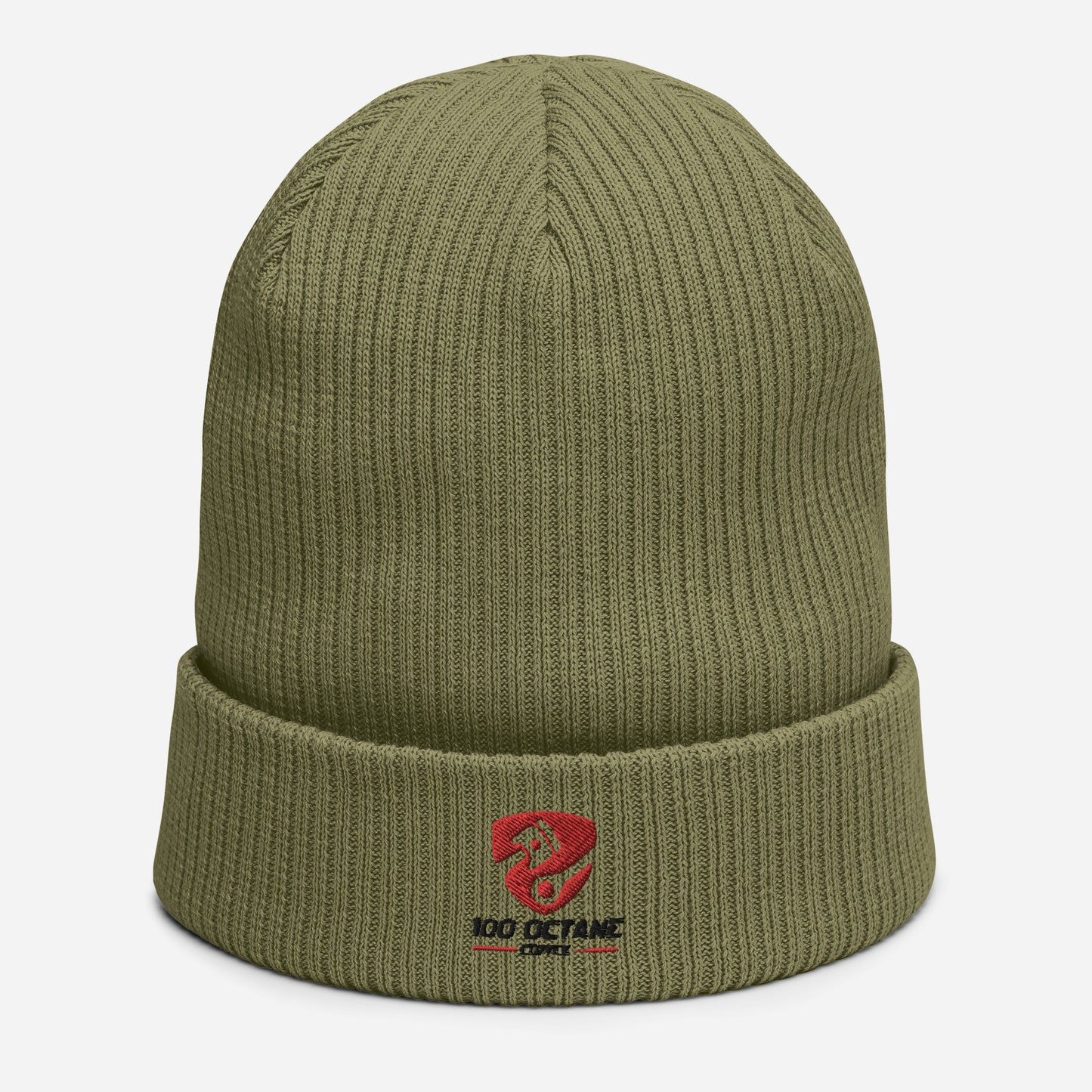 100 Octane Coffee Organic Ribbed Beanie