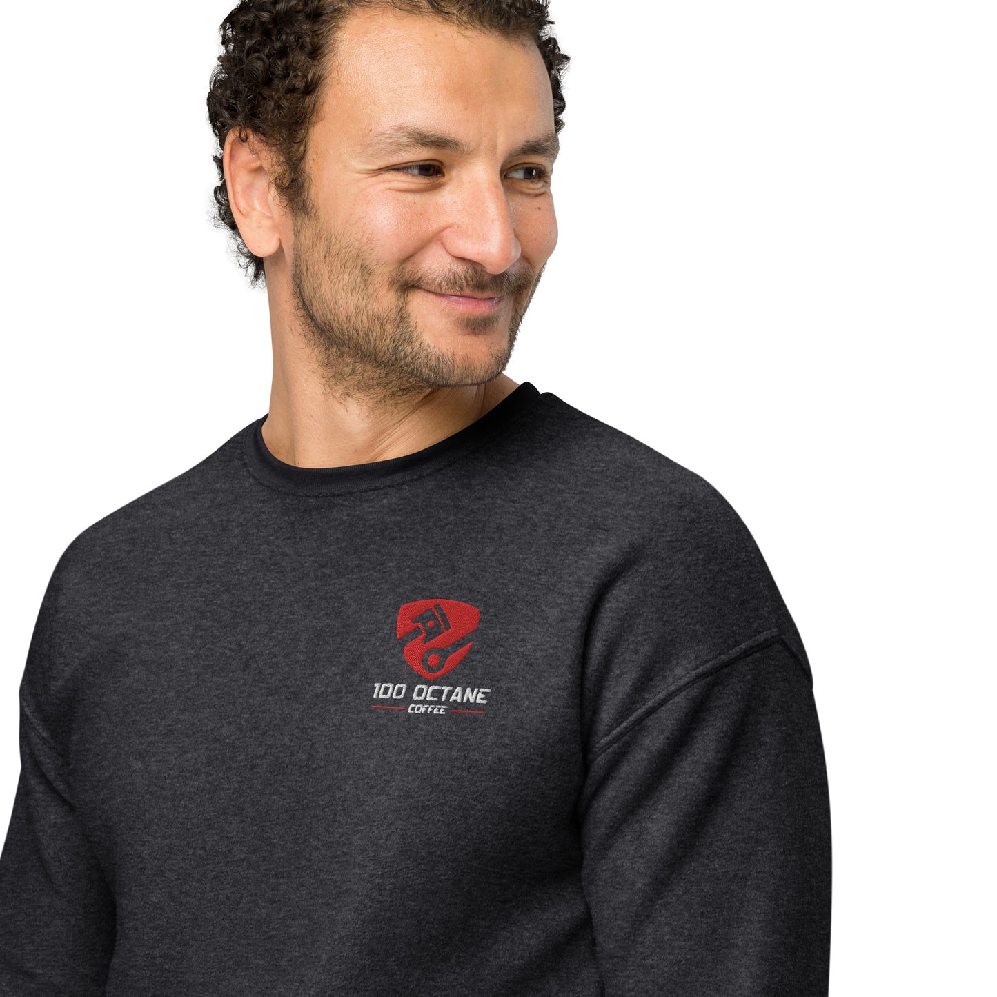 Red & White Logo Unisex Sweatshirt