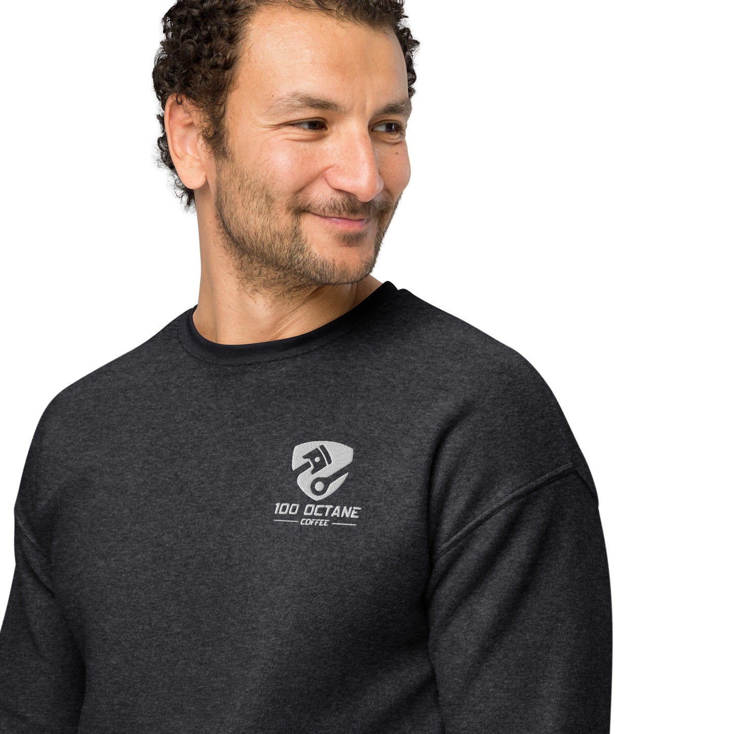 White Logo Unisex Sweatshirt