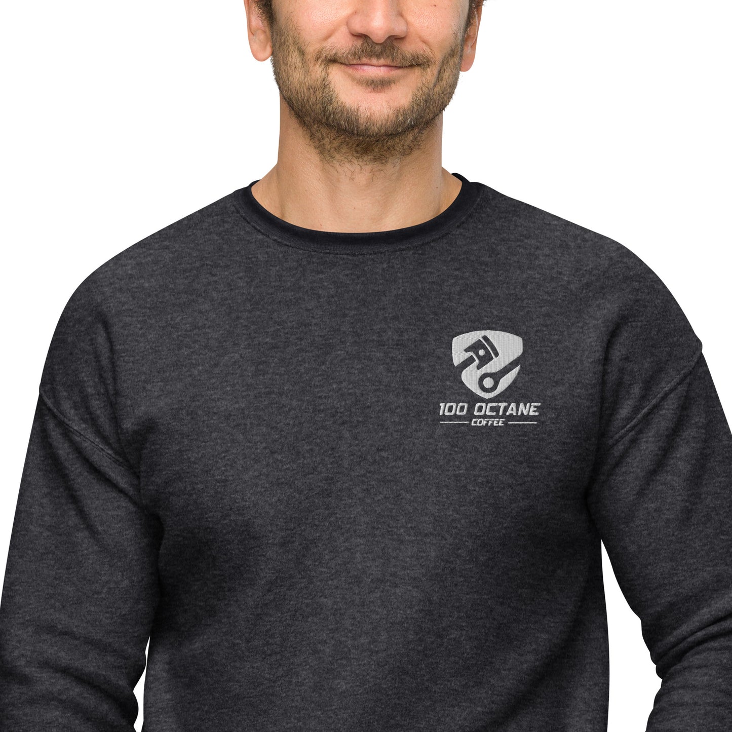 White Logo Unisex Sweatshirt