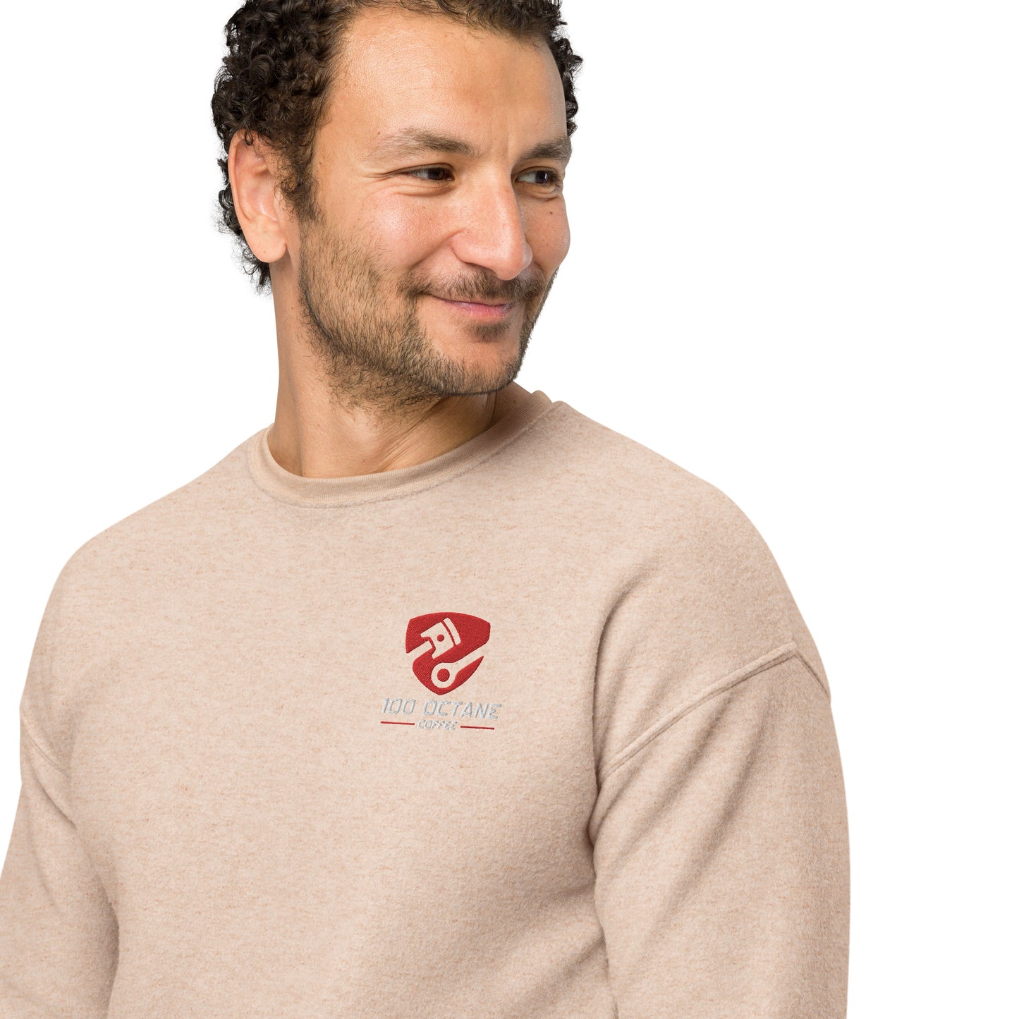 Red & White Logo Unisex Sweatshirt