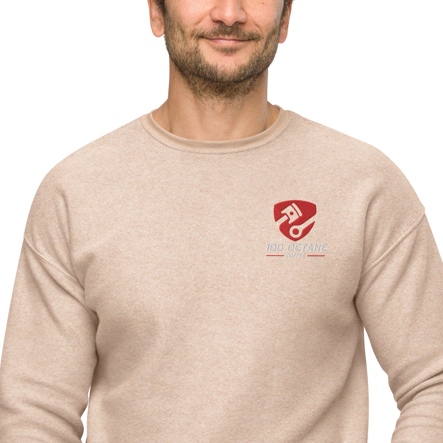 Red & White Logo Unisex Sweatshirt