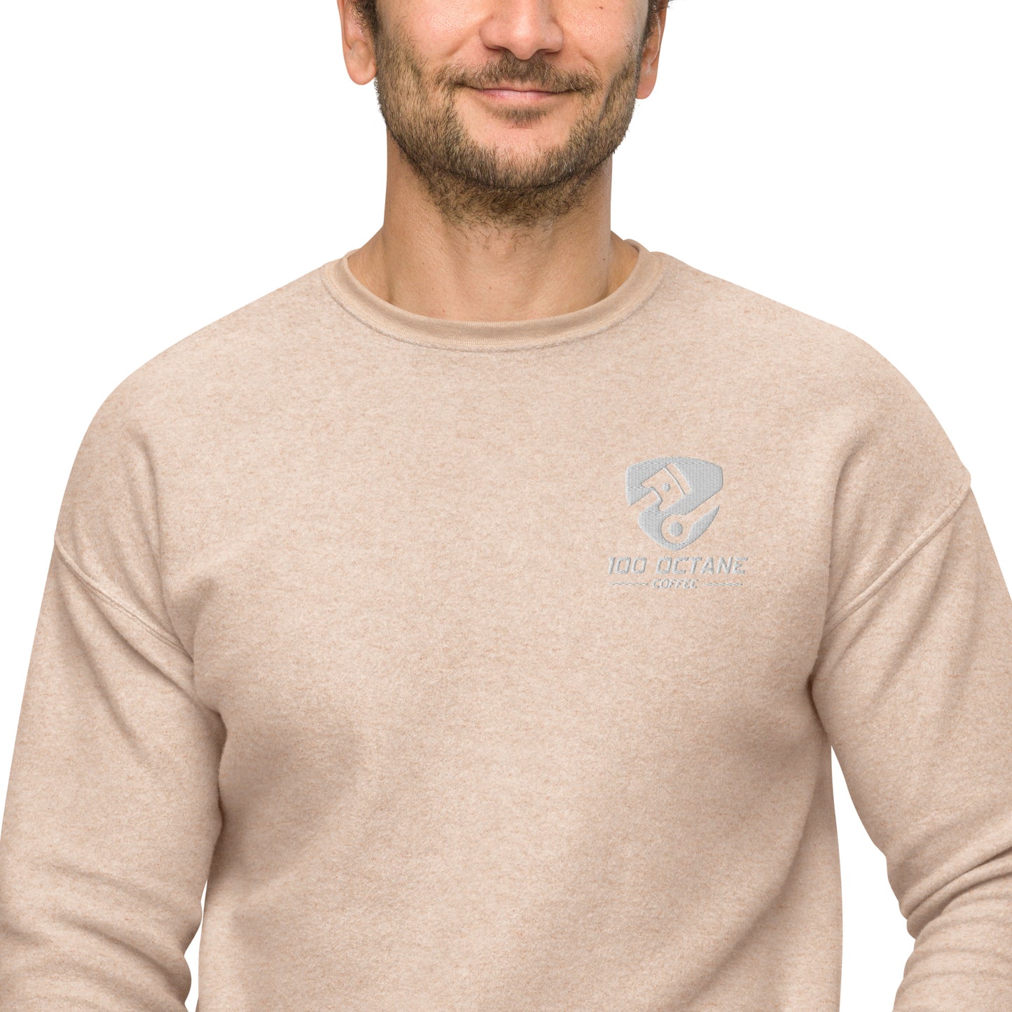 White Logo Unisex Sweatshirt