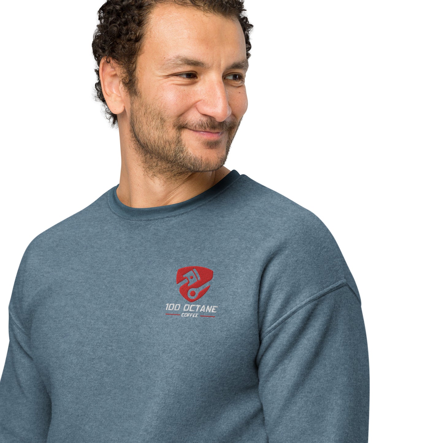 Red & White Logo Unisex Sweatshirt