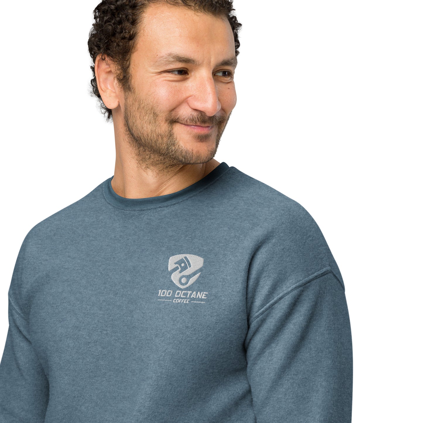 White Logo Unisex Sweatshirt