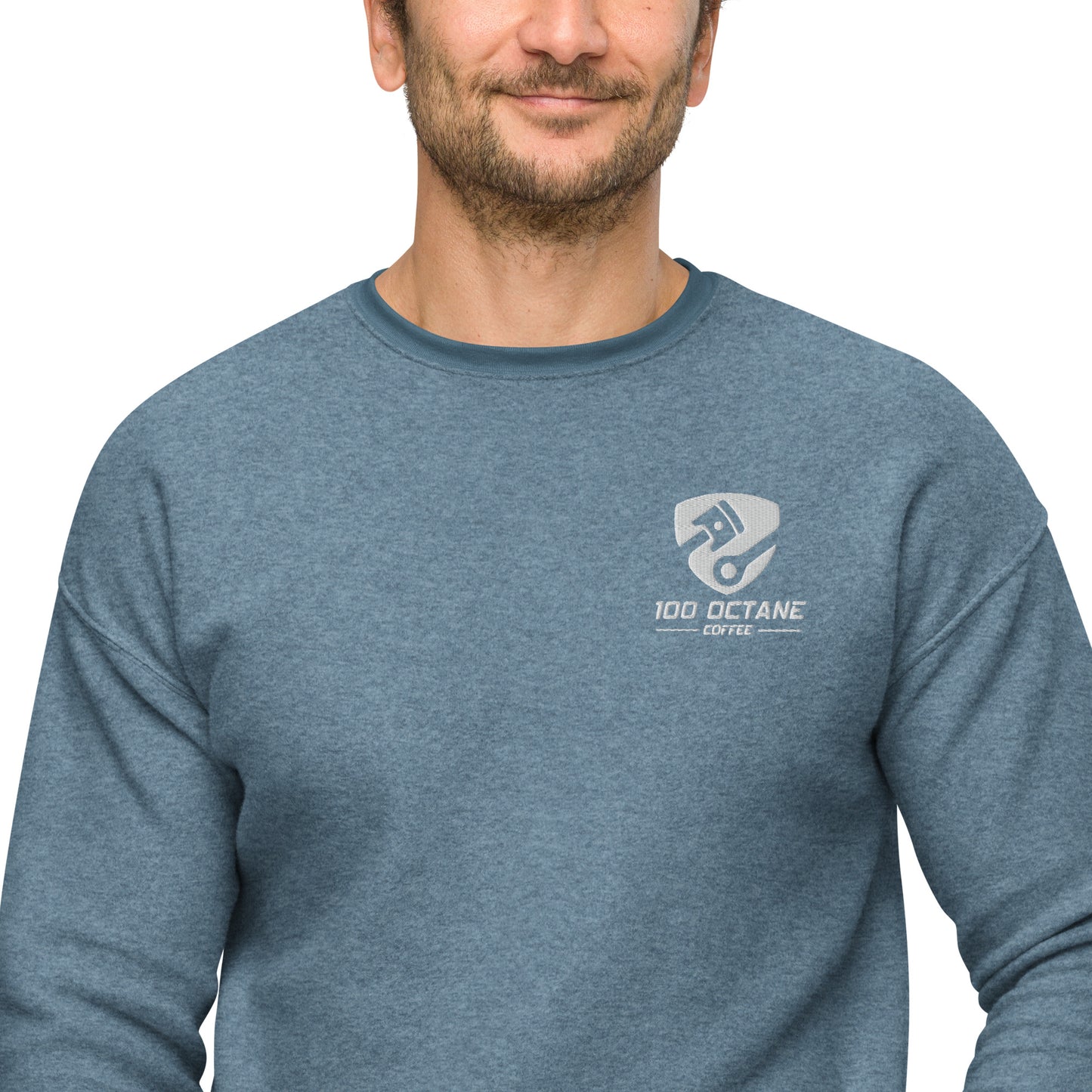 White Logo Unisex Sweatshirt