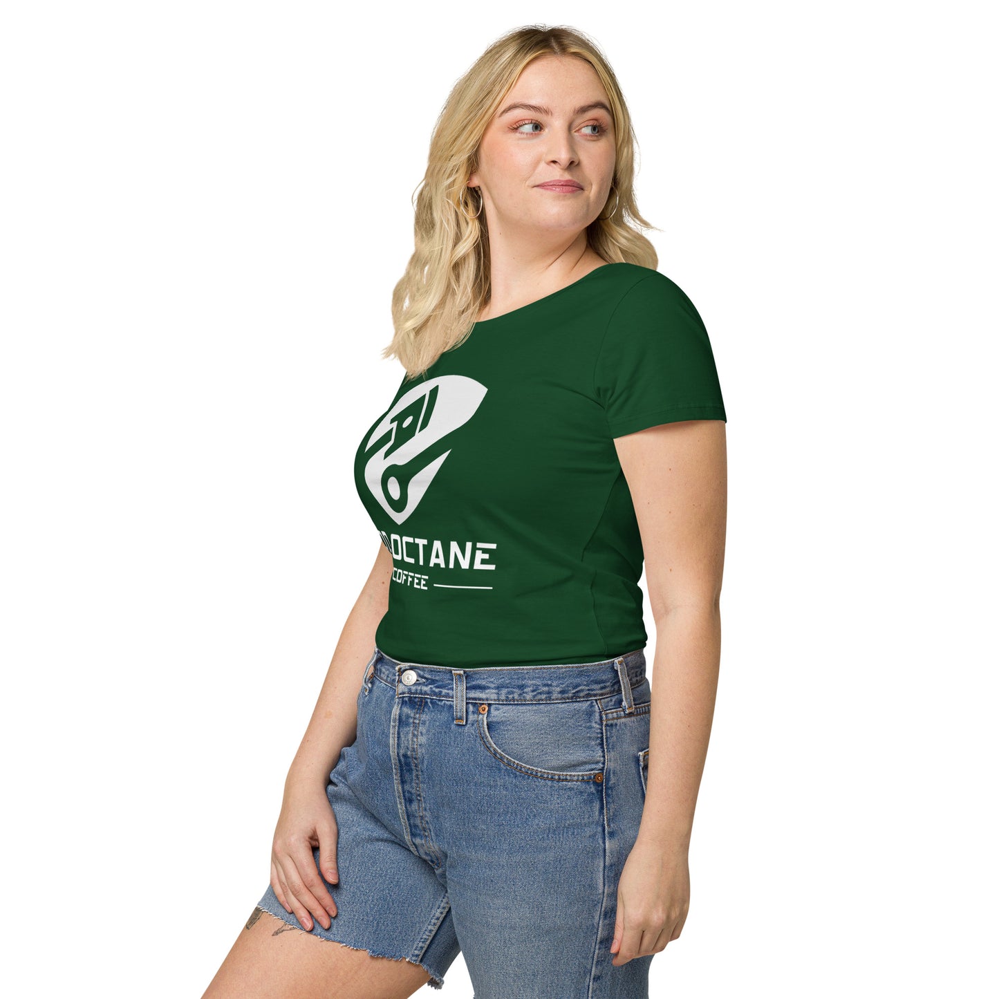 White Logo Women Tee