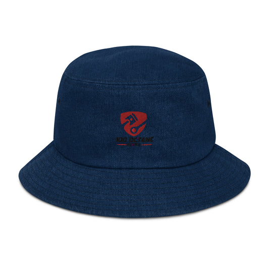 100 Octane Coffee Denim Bucket Hat