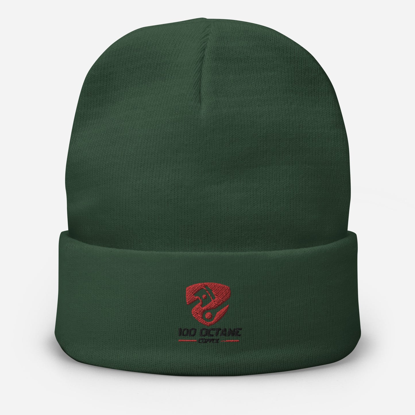 100 Octane Coffee Embroidered Beanie