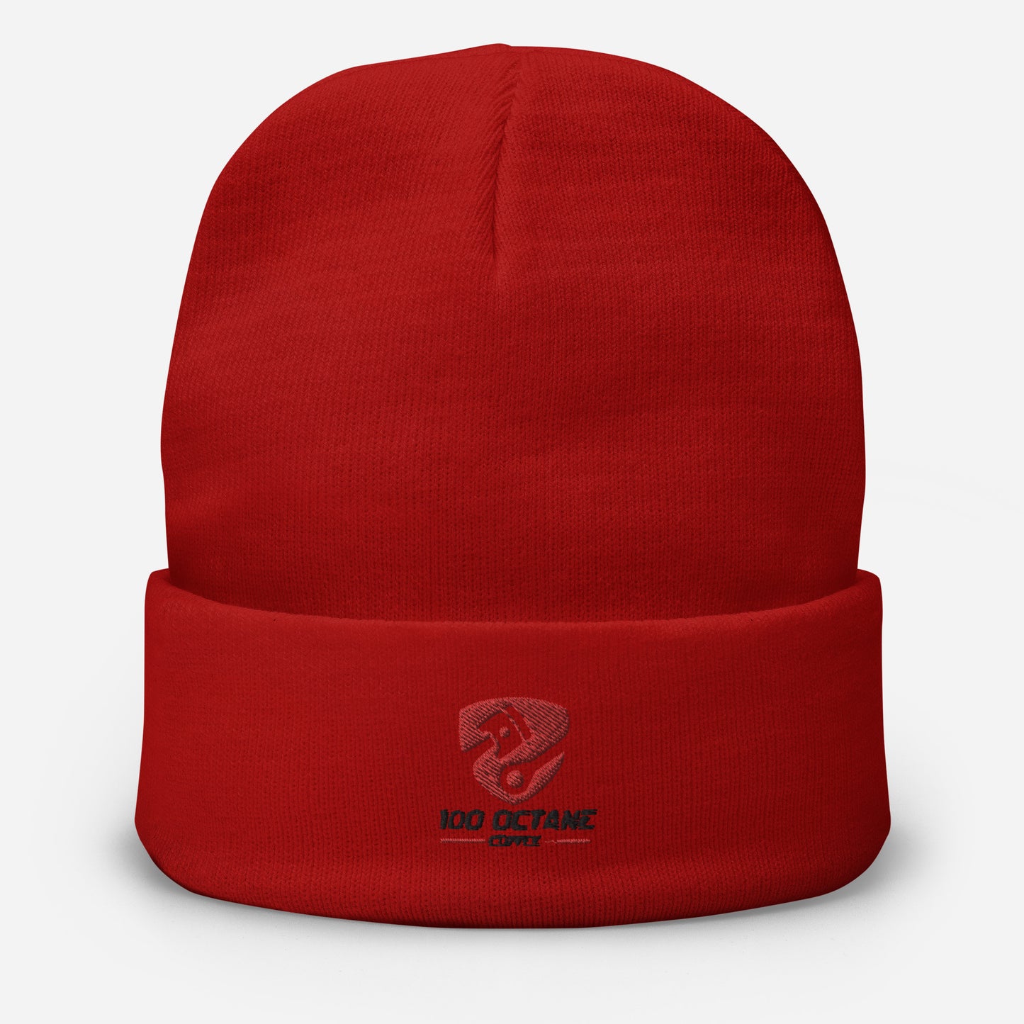 100 Octane Coffee Embroidered Beanie