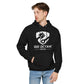 White Logo Men Hoodie