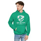 White Logo Men Hoodie
