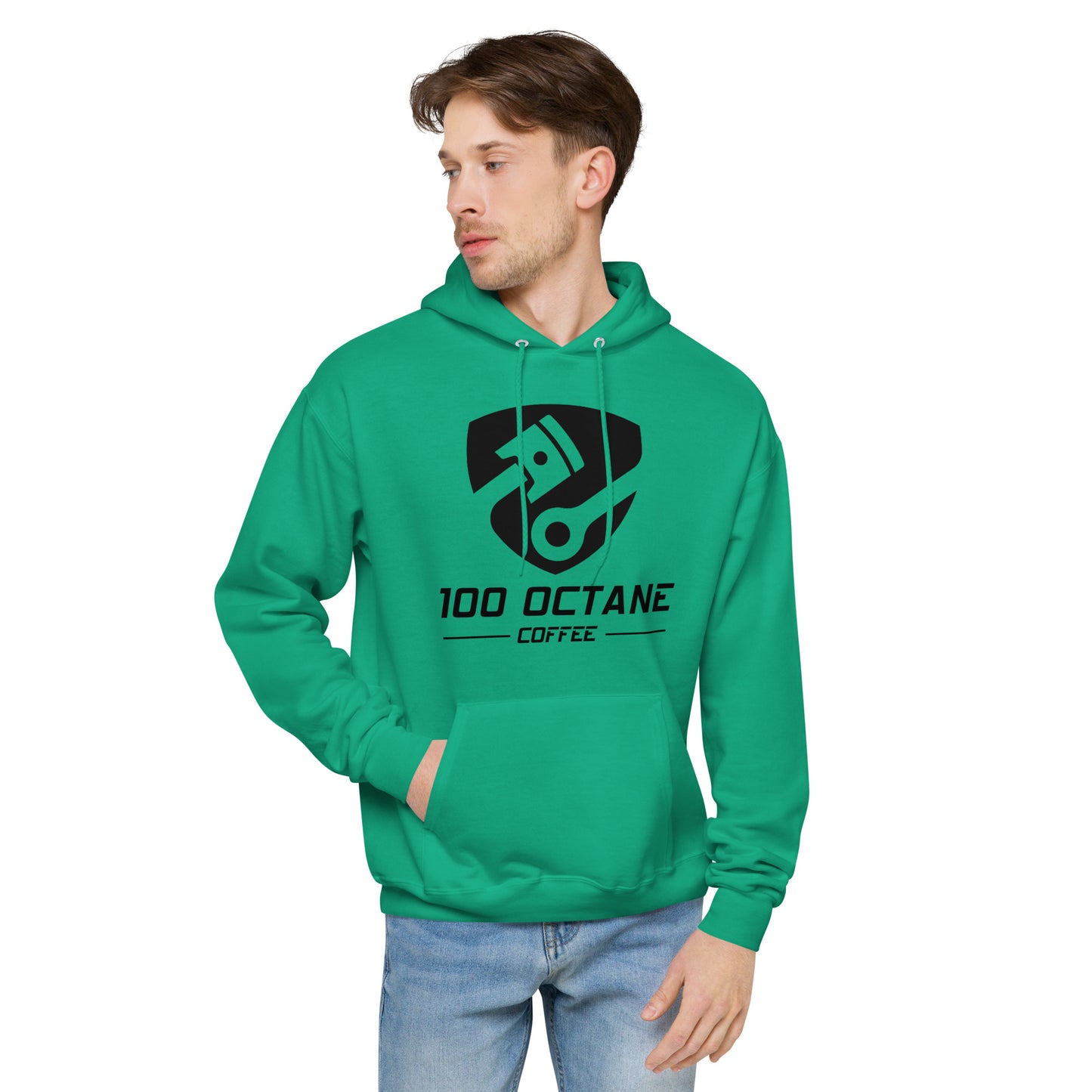 Black Logo Men Hoodie