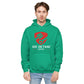 Red & White Logo Men Hoodie