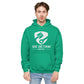 White Logo Men Hoodie