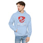 Red & White Logo Men Hoodie