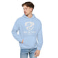 White Logo Men Hoodie