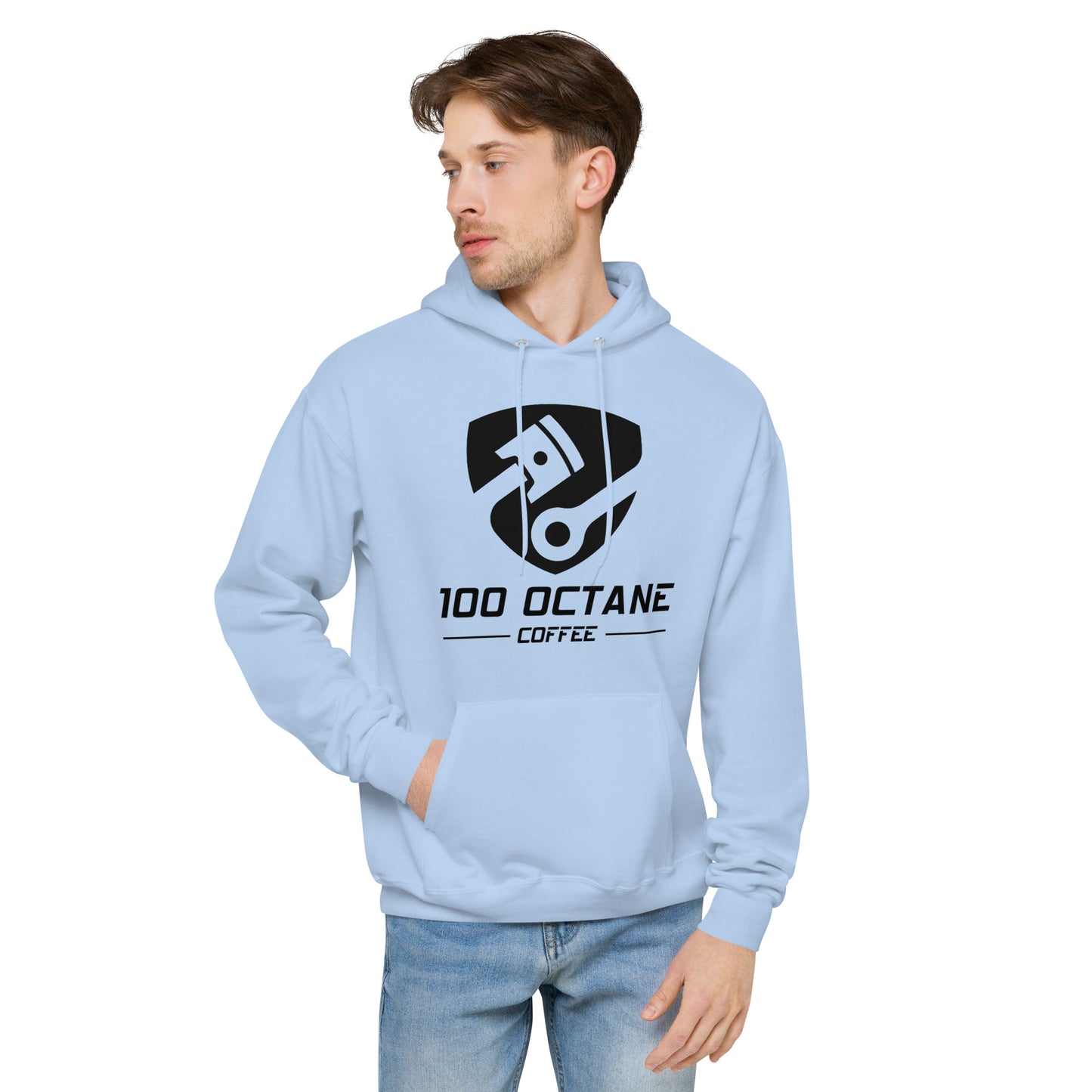 Black Logo Men Hoodie