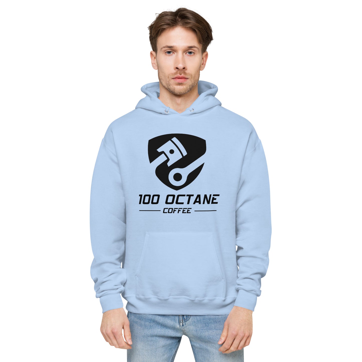 Black Logo Men Hoodie