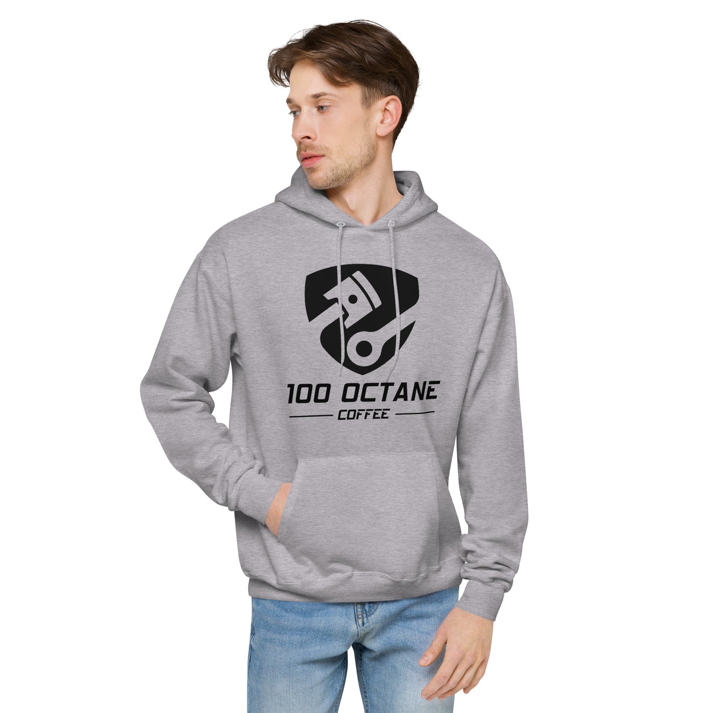 Black Logo Men Hoodie