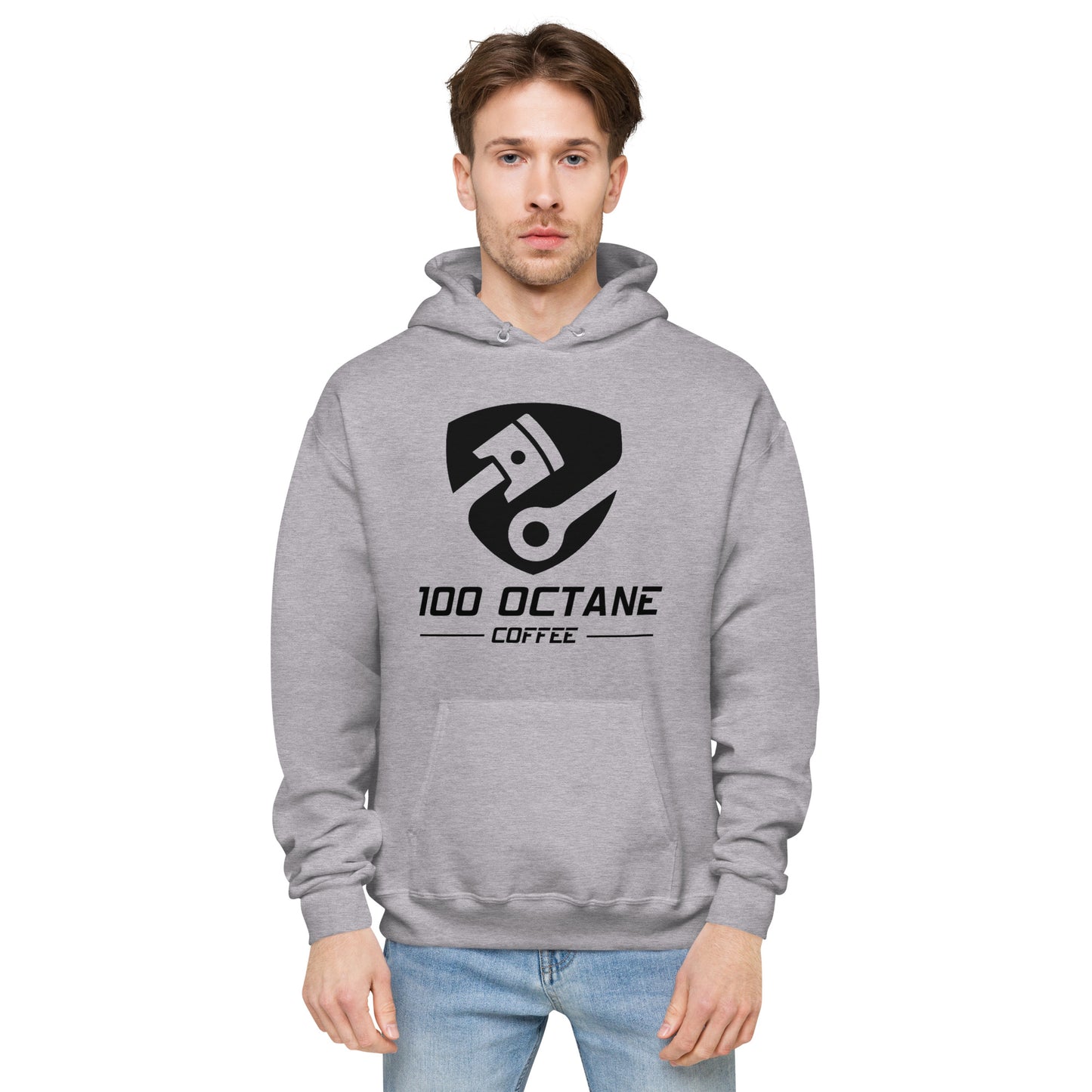 Black Logo Men Hoodie