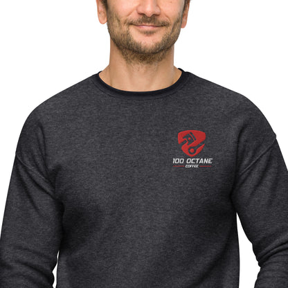 Red & White Logo Unisex Sweatshirt