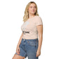 White & Black Logo Women Tee