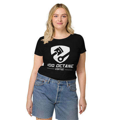 White Logo Women Tee
