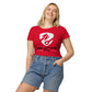 White & Black Logo Women Tee