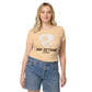 White & Black Logo Women Tee