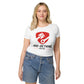 Red & Black Logo Women Tee