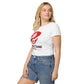 Red & Black Logo Women Tee